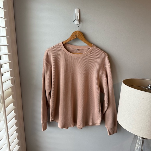 Uniqlo Tops - UNIQLO Waffle Long Sleeve T-Shirt